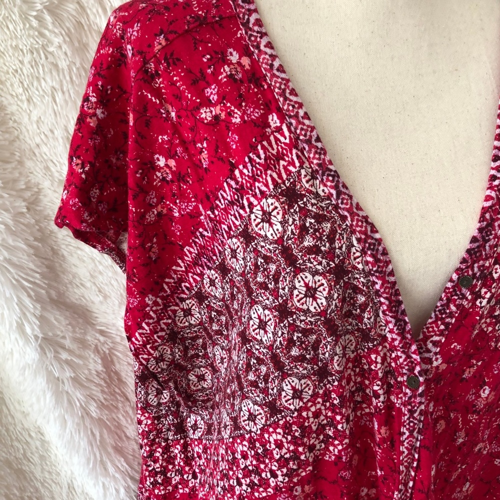 *SOLD*Lucky Brand Button Up Top 3X - Picture 4 of 8